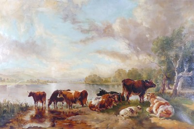 Lot 2220 - Late 19th century English school - Cattle...