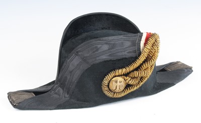 Lot 3135 - A German Kriegsmarine Officers bicorne /...
