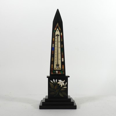 Lot 2 - A 19th century Ashford black slate and...