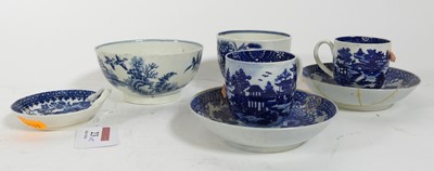 Lot 23 - A pair of Worcester porcelain coffee cans and...