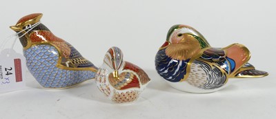 Lot 24 - A Royal Crown Derby 'Mandarin' paperweight,...