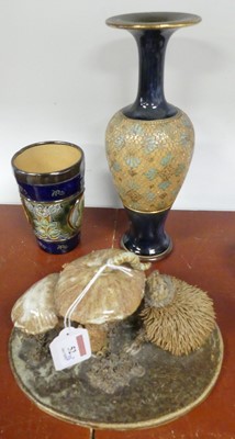 Lot 52 - A Doulton Lambeth commemorative King Edward...