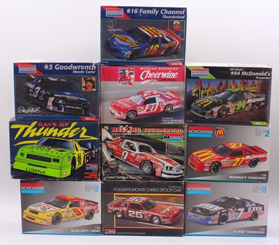 Lot 606 - Two boxes containing ten various boxed 1/24...