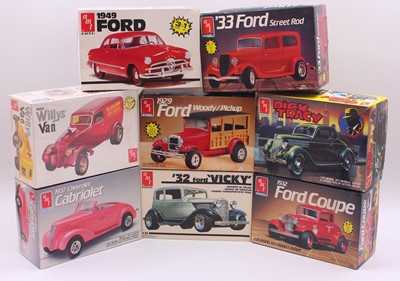 Lot 607 - Eight various boxed AMT/ERTL 1/25 scale...