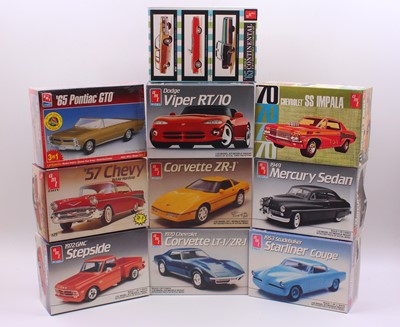 Lot 608 - A collection of ten AMT/ERTL 1/25 scale...