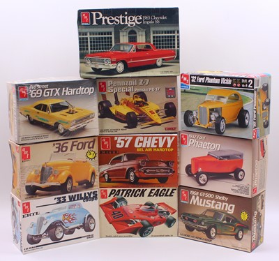 Lot 609 - A collection of ten boxed AMT/ERTL 1/25 scale...