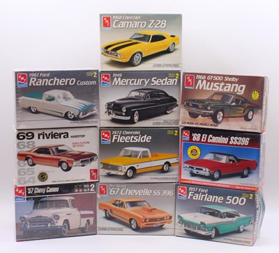 Lot 622 - A collection of ten boxed AMT/ERTL 1.25 scale...