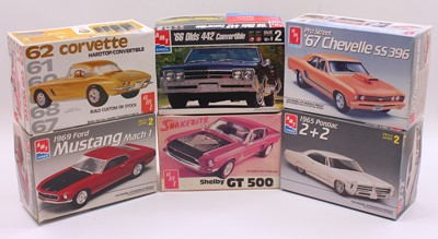 Lot 635 - A collection of six boxed AMT/ERTL 1960s...
