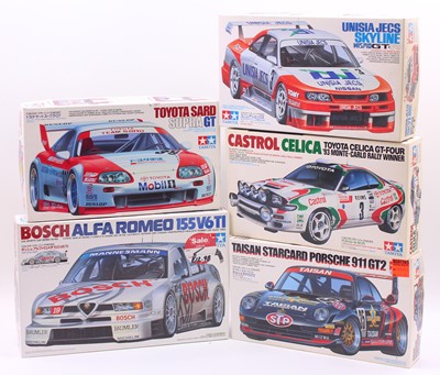 Lot 637 - A collection of Tamiya 1/24 scale Racing...