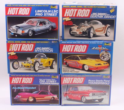 Lot 640 - A collection of Revell Hot Rod 1/25 scale...
