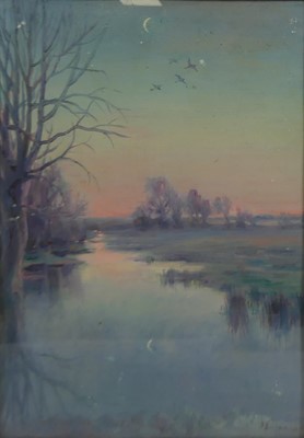 Lot 2251 - John Charles Tunnard (b.1875) - The flooded...