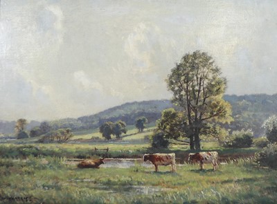 Lot 2221 - Edwin Harris (1810-1895) - Pastoral landscape...
