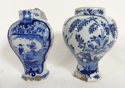 Lot 56 - An 18th century Dutch Delft tin glazed...
