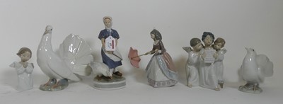 Lot 57 - A Royal Copenhagen porcelain figure "Girl with...