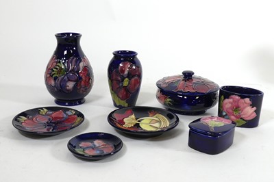 Lot 63 - A collection of Moorcroft pottery to include...