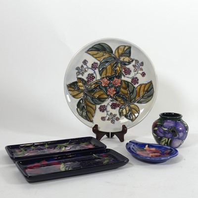 Lot 64 - A collection of Moorcroft pottery to include a...