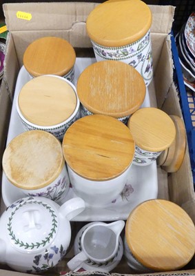 Lot 69 - A collection of Portmeirion storage jars to...