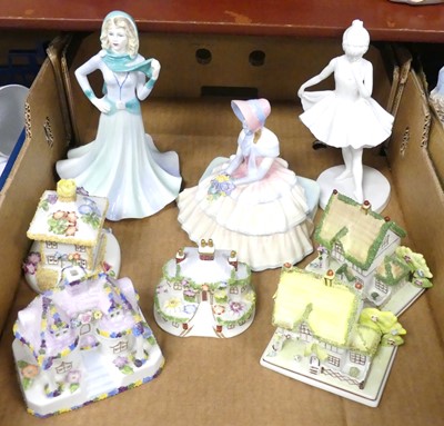Lot 73 - A Coalport Ladies of Fashion figure "Tender...
