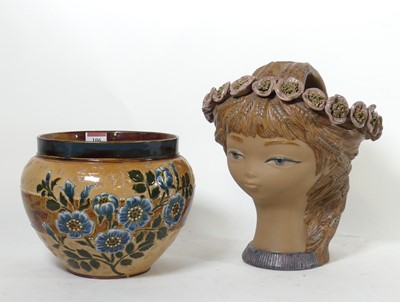 Lot 106 - A Lladro matt finished jardiniere, in the form...