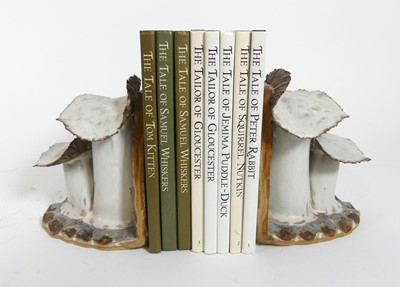 Lot 114 - A pair of studio pottery book-ends,...