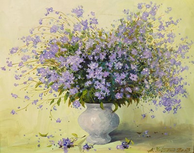 Lot 1008 - Contemporary eastern European still life with...