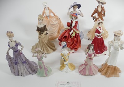Lot 130 - A collection of figures of ladies, to include...