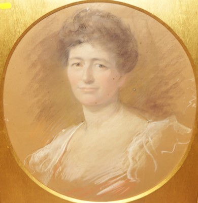 Lot 1011 - 19th century English school - bust portrait of...