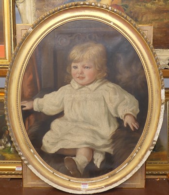 Lot 1012 - 19th century English school - portrait of a...