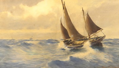Lot 1021 - Darren Williams - Crossing the bow,...