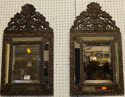 Lot 1135 - A pair of late 19th century Dutch floral...