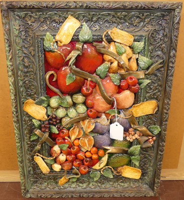 Lot 1033 - Victoria Hilliard - Fruit collection, glazed...