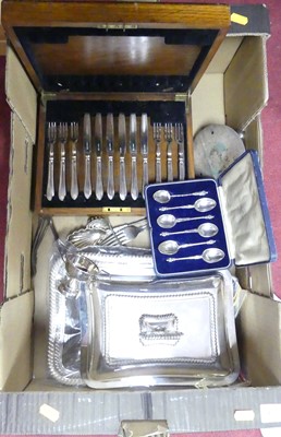 Lot 172 - A collection of silver plated items to include...