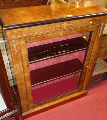 Lot 1177 - A mid-Victorian figured walnut, floral...