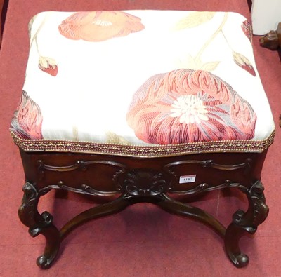 Lot 1187 - A circa 1900 French mahogany hinge topped...