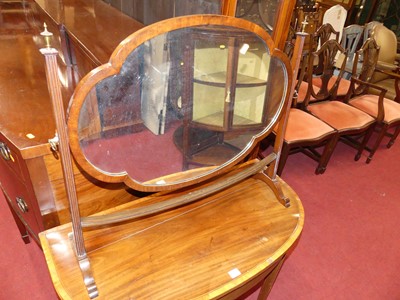 Lot 1213 - An Edwardian mahogany swing dressing table...