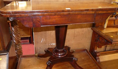 Lot 1226 - A Regency mahogany and flame mahogany D-shaped...