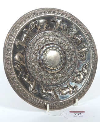 Lot 193 - An early 20th century Eastern white metal...