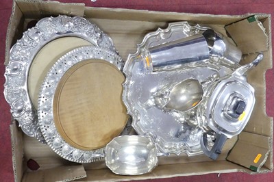 Lot 163A - A collection of silver plated wares to include...
