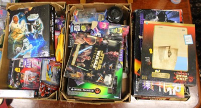 Lot 1501 - 2 trays of mixed Star Wars action figures,...