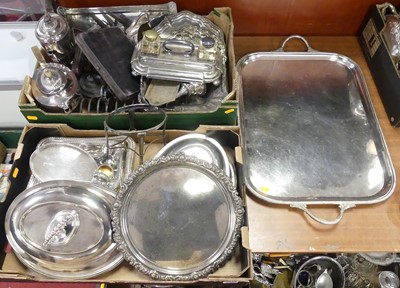 Lot 175 - A collection of silver plated wares to include...