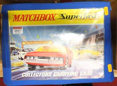 Lot 1517 - Matchbox Superfast 1970s Carry Case and contents