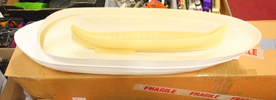 Lot 1523 - 2 boat hulls for model making