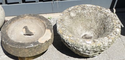Lot 1332 - A stone circular C18th corn mill with...