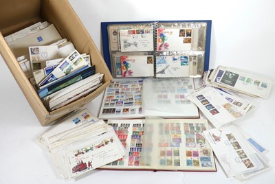 Lot 224 - An album of mostly used but some mint stamps,...