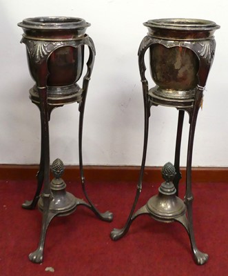 Lot 459 - A pair of 19th century Old Sheffield Plate...