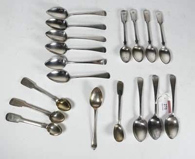 Lot 271 - A collection of assorted loose silver...