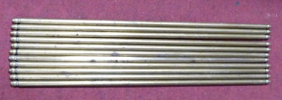 Lot 530 - A set of brass stair rods