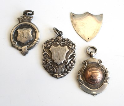 Lot 363 - Three various early 20th century silver...
