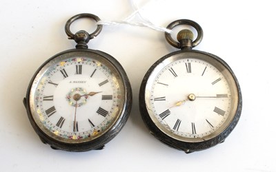 Lot 369 - A late Victorian silver cased open faced...