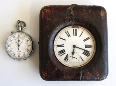 Lot 372 - A nickel case Goliath pocket watch having...